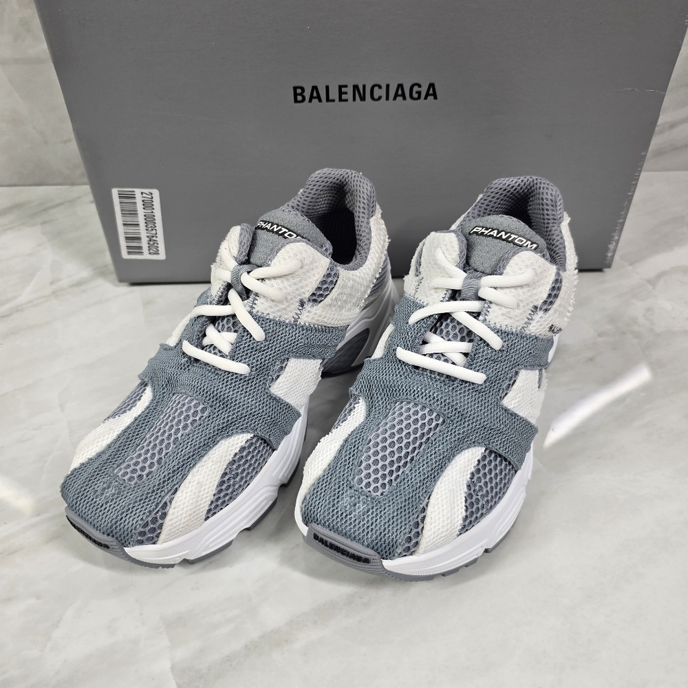 Balenciaga Phantom Sneakers - Gray and White